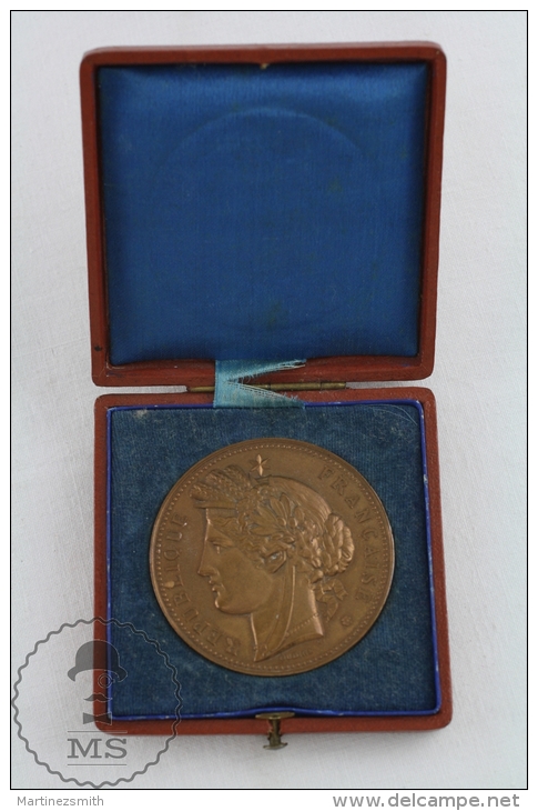 The 1889 Paris Exposition Universelle - Bronze Art Medal Oudine / Daniel Dupuis - Otros & Sin Clasificación
