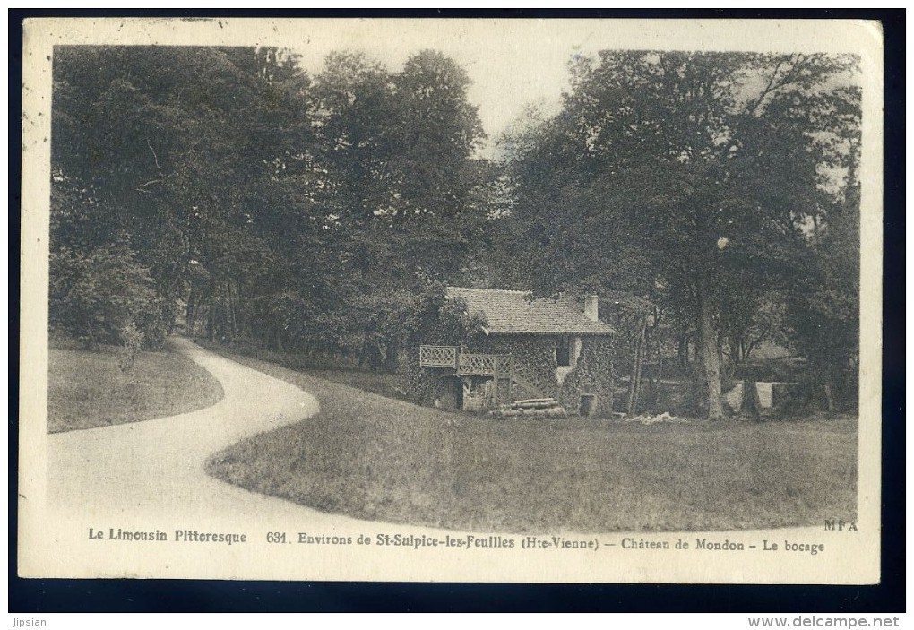 Cpa Du 87 Environs De St Sulpice Les Feuilles -- Château De Mondon --  Le Bocage      OCT29 - Saint Sulpice Les Feuilles