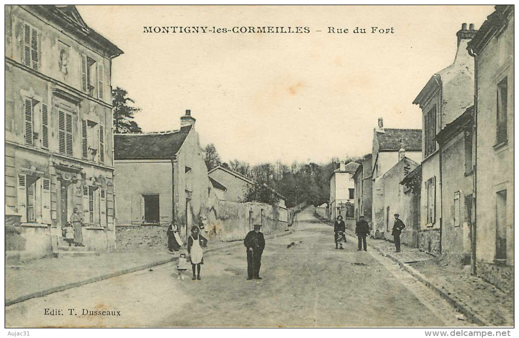 Dép 95 - Montigny Les Cormeilles - Rue Du Fort - 2 Scans - état - Montigny Les Cormeilles