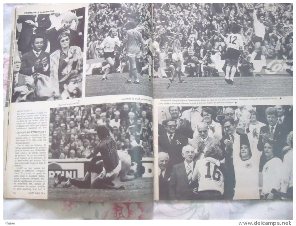 France Football- Spécial Coupe Du Monde. Formidable Allemagne ! Juillet 1974. Numéro 174. - Sport