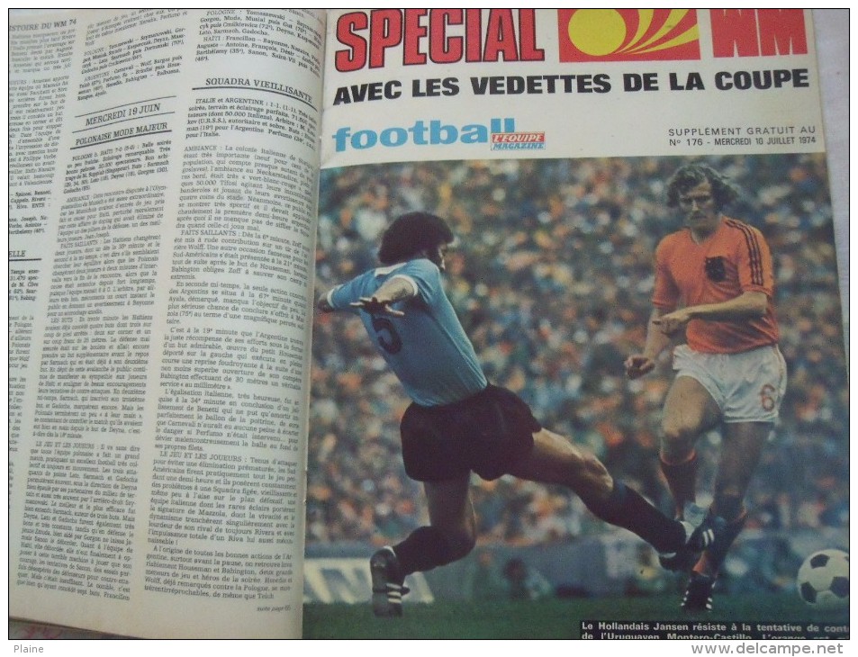 France Football- Spécial Coupe du Monde. Formidable Allemagne ! Juillet 1974. Numéro 174.