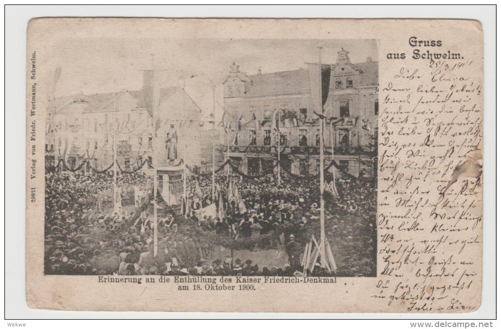 NRW122 / Schwelm,Denkmal Einweihung 18.10.1900, Kaiser Friedrich, Historischer Event - Schwelm