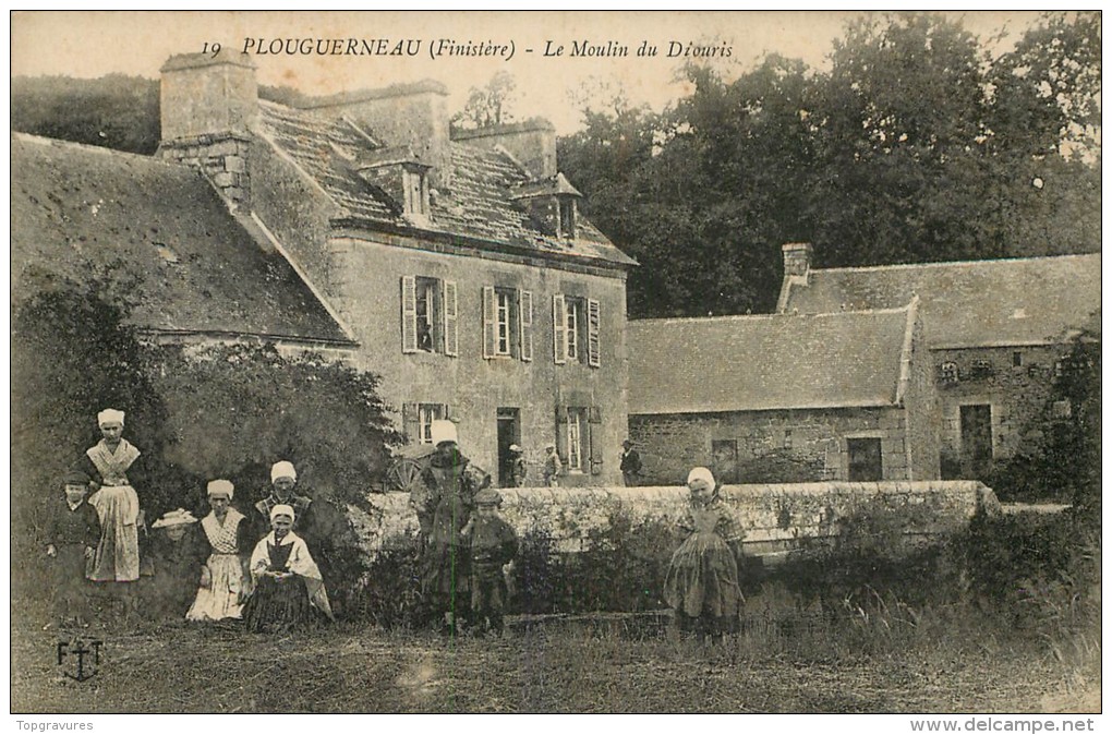 29 PLOUGUERNEAU MOULIN DU DIOURIS ANIME - Plouguerneau