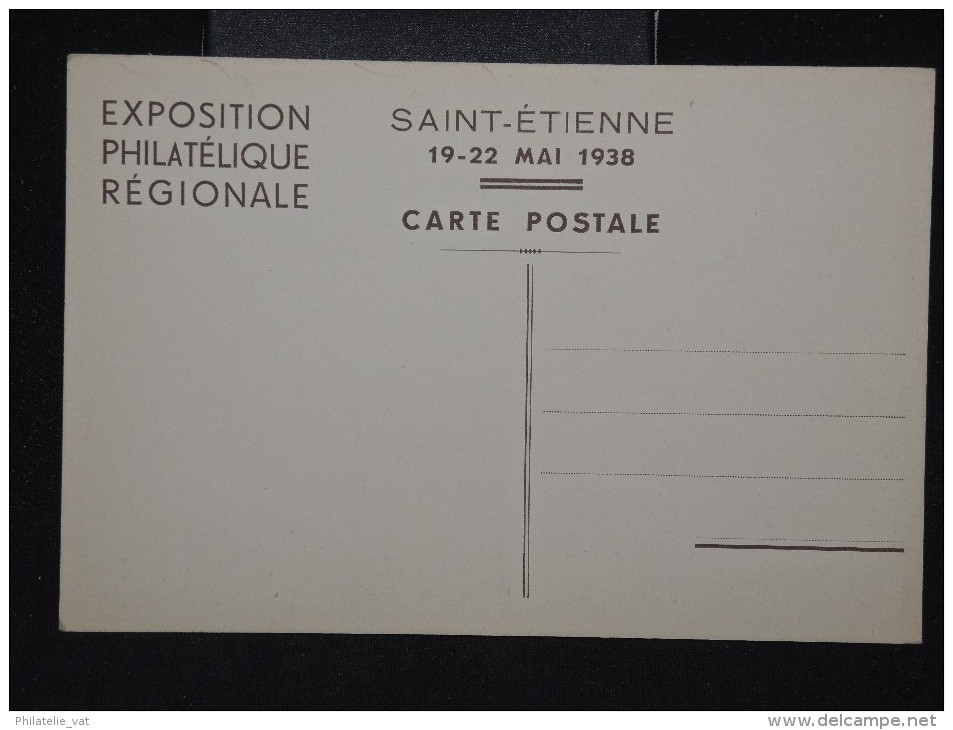 FRANCE - Cp De L ´ Exposition Philatélique De St Etienne En 1938 - A Voir - Lot P 11356 - Philatelic Exhibitions