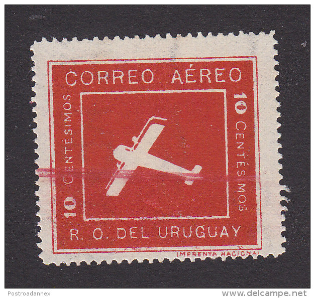 Uruguay, Scott #C5, Mint Never Hinged, Plane, Issued 1924 - Uruguay