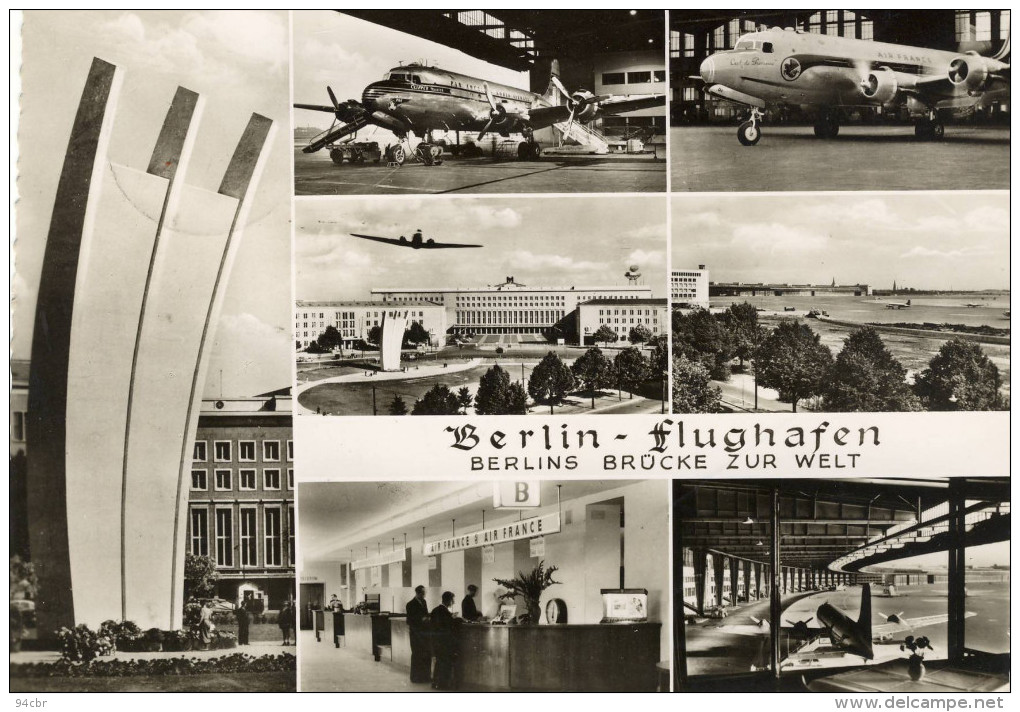 CPSMGF (aviation )boite 4)   BERLIN FLUGHAFEN  Berlin Brucke Zur Welt - 1946-....: Moderne