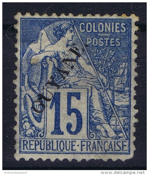 GUYANE Yv Nr 21  MH/*, Avec  Charnière , Mit Falz - Unused Stamps