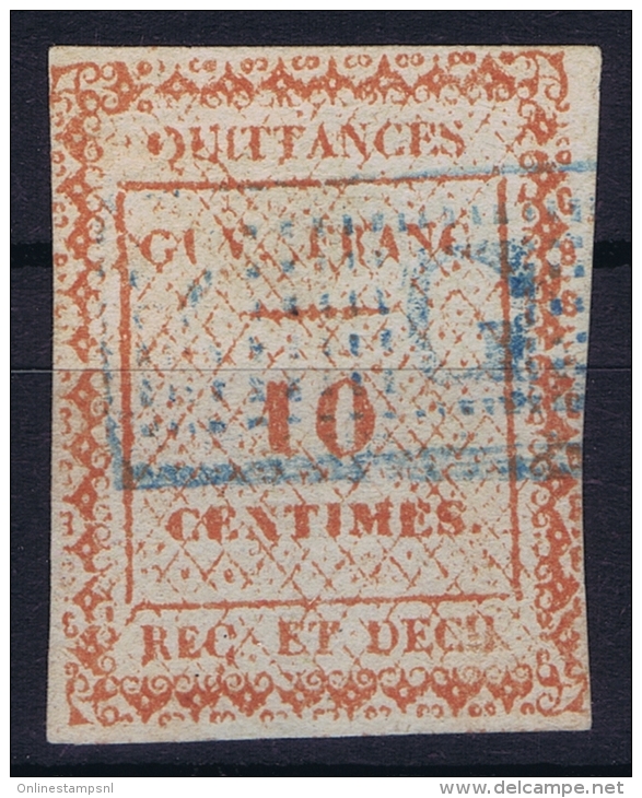 GUYANE Timbre Fiscal Quittances  10 C   Obl Used - Usados