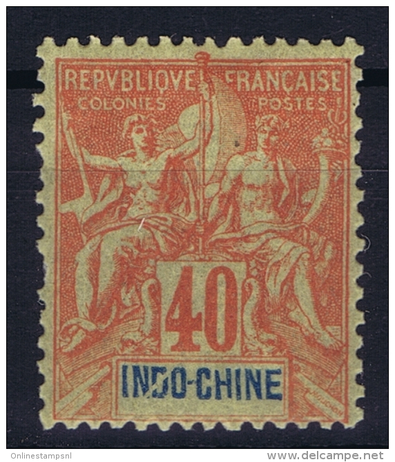 Indochine Yv Nr 12 MH/*, Avec  Charnière , Mit Falz, - Neufs