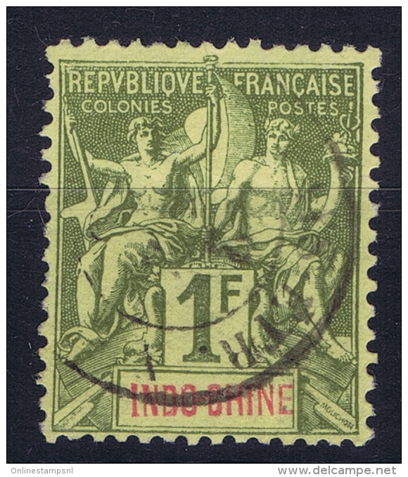 Indochine   Yv Nr 15 Used  Obl. - Used Stamps