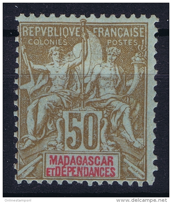 MADAGASCAR Yv Nr 47 MH/*, Avec  Charnière , Mit Falz,  Signe - Neufs
