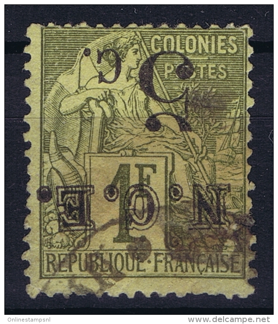 NOUVELLE CALEDONIE   Yv Nr10a Surcharge Renversée Obl Used - Usati