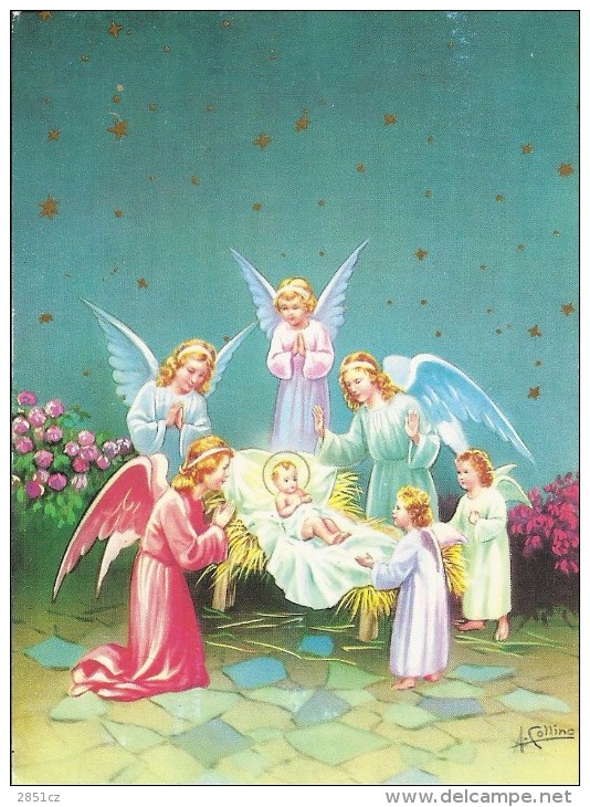 Merry Christmas - Baby Jesus And Angels, 1995., Croatia - Altri & Non Classificati