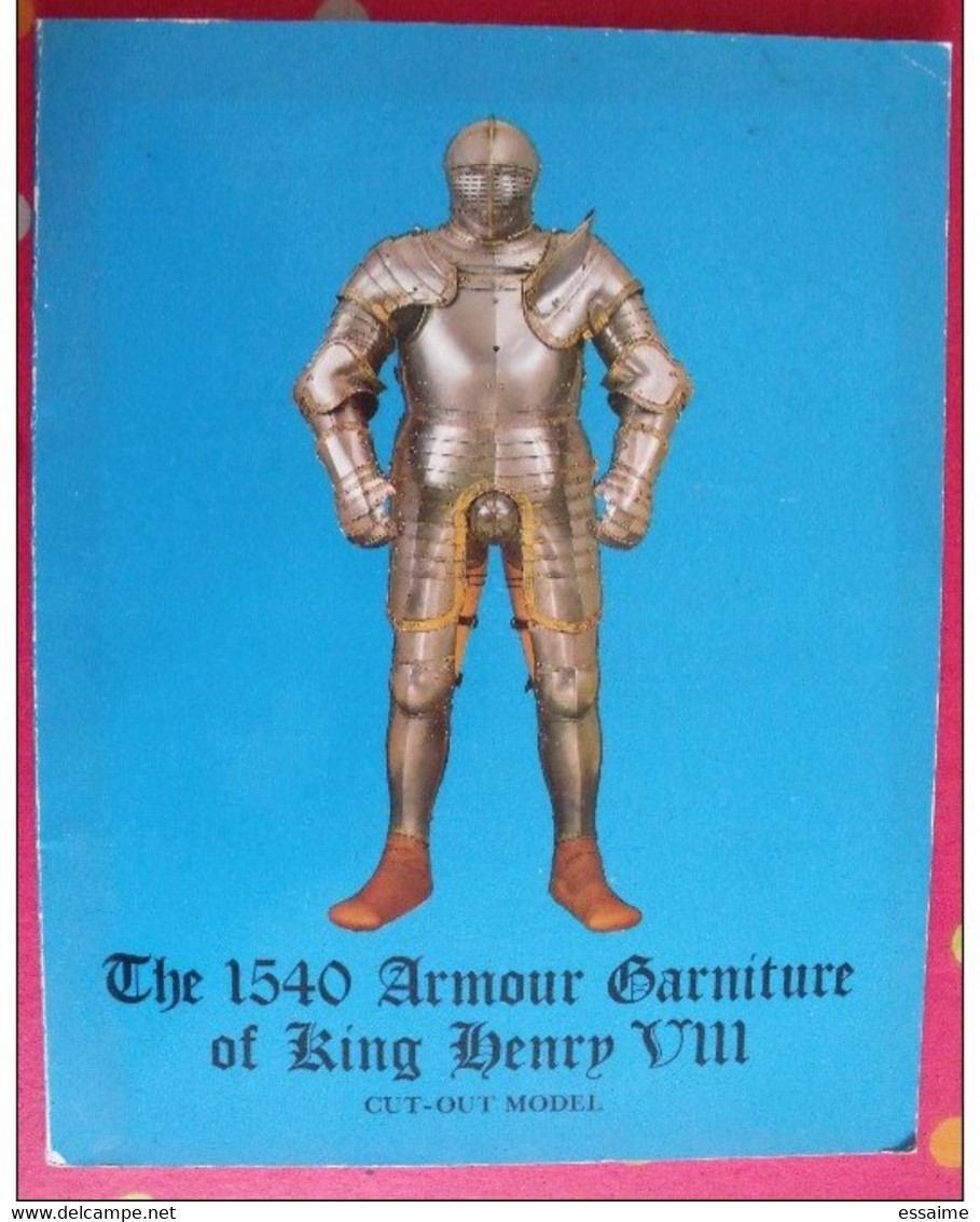 The 1540 Armour Garniture Of King Henry VIII. Cut-out Model. Découpage Armure Chevalier Moyen-age - Activités/ Livres à Colorier