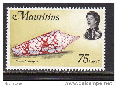 Mauritius 1969 Fish Marine Life Definitives 75c Value, MNH (A) - Maurice (1968-...)