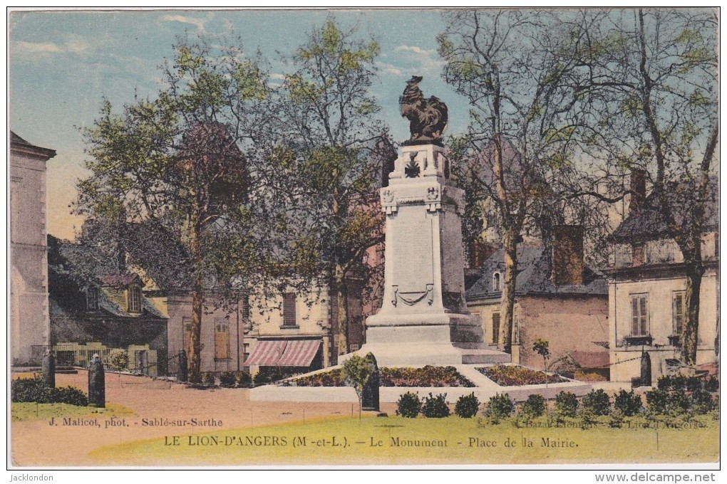 49 -  LE LION D'ANGERS Le Monument Place De La Mairie - Autres & Non Classés