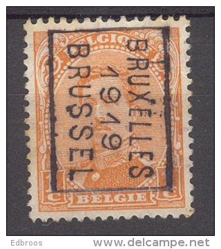 België/Belgique  Preo  N°2431B Bruxelles Brussel 1919. - Rolstempels 1910-19