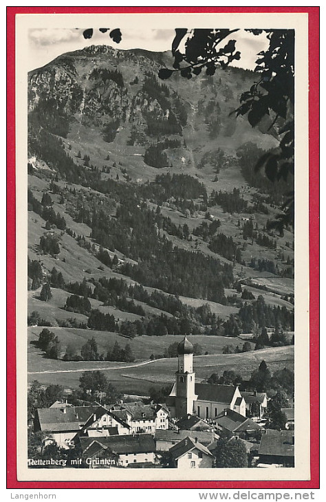 Foto-AK 'Rettenberg' Bei Sonthofen (Oberallgäu) ~ 1955 - Sonthofen