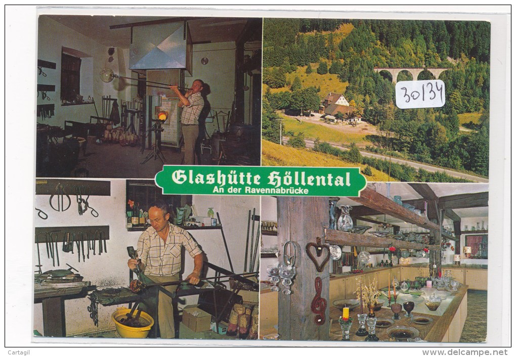 CPM GF  -30134-  Allemagne - Höllental - Multivues Glashütte-Envoi Gratuit - Höllental