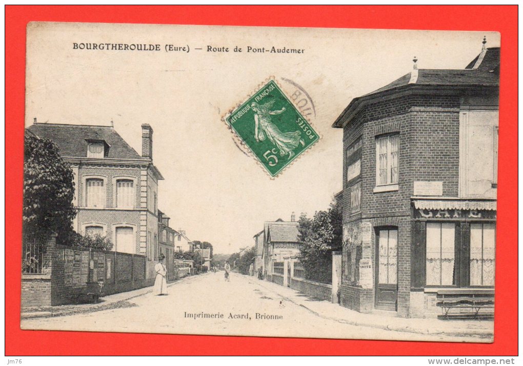 BOURTHEROULDE - Route De Pont-Audemer. (animation) - Bourgtheroulde