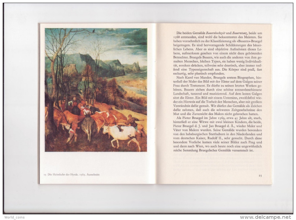 Pieter Bruegel The Elder (1525–1569). Netherlandish Renaissance Painter And Printmaker. Paperback Book. Maler Und Werk - Schilderijen &  Beeldhouwkunst