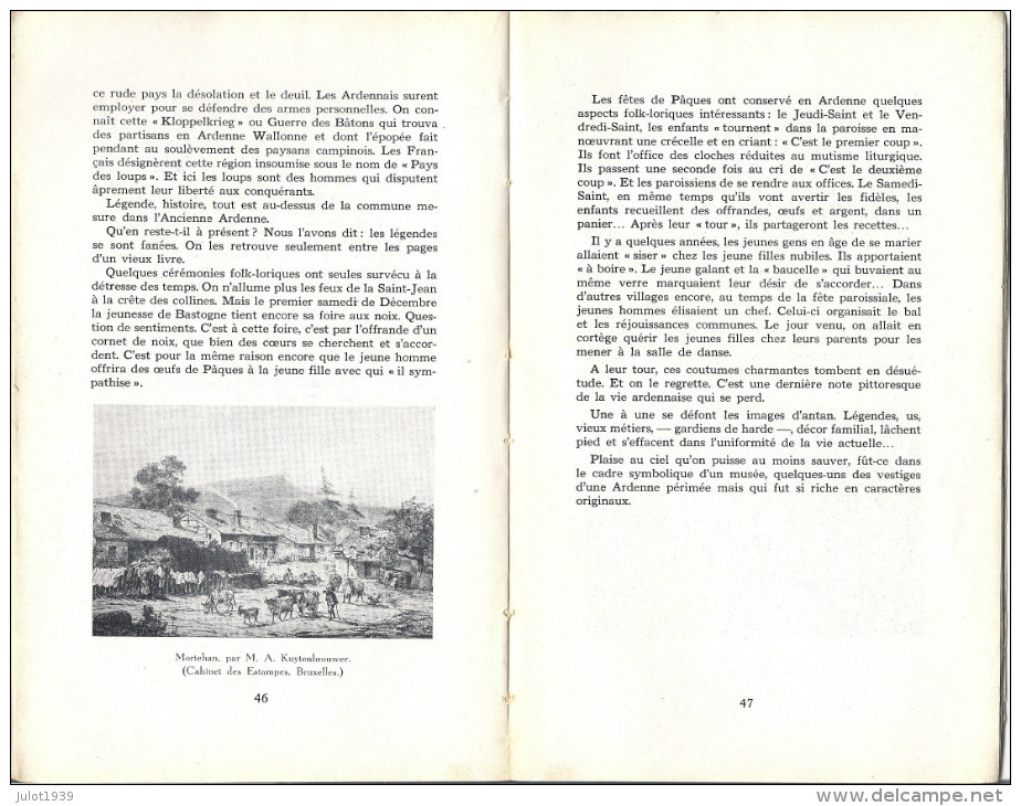 Visage De L ' ARDENNE Par Pierre DEMEUSE . 1940 . MORTEHAN , DOHAN , Etc ..... Voir Scans . - Bouillon