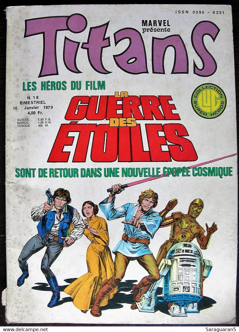 BD TITANS - N° 18 - Janvier 1979 LUG Super Héros (Star Wars) - Titans