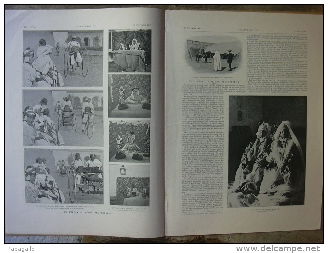 L’ILLUSTRATION N° 3265 SAVORGNAN DE BRAZZA/ MAROC HAREM/ CALABRE/ HONGRIE/ SUEDE NORVEGE 23 Septembre 1905 Complet - L'Illustration