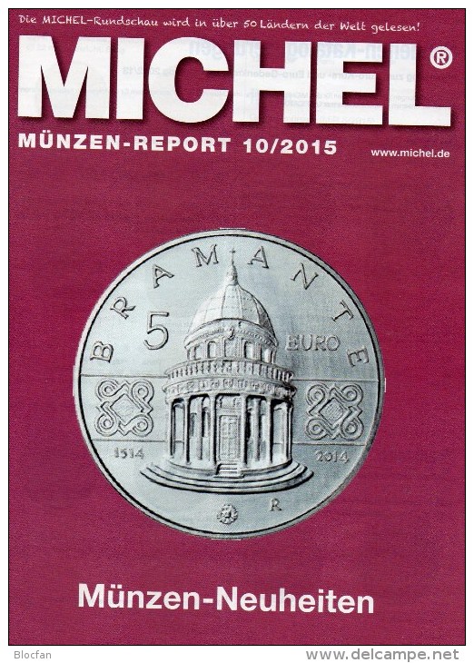 Briefmarken MICHEL Rundschau 10/2015 Neu 6€ New Stamps+coin World Catalogue And Magacine Of Germany ISBN 9 783954 025503 - Sonstige & Ohne Zuordnung
