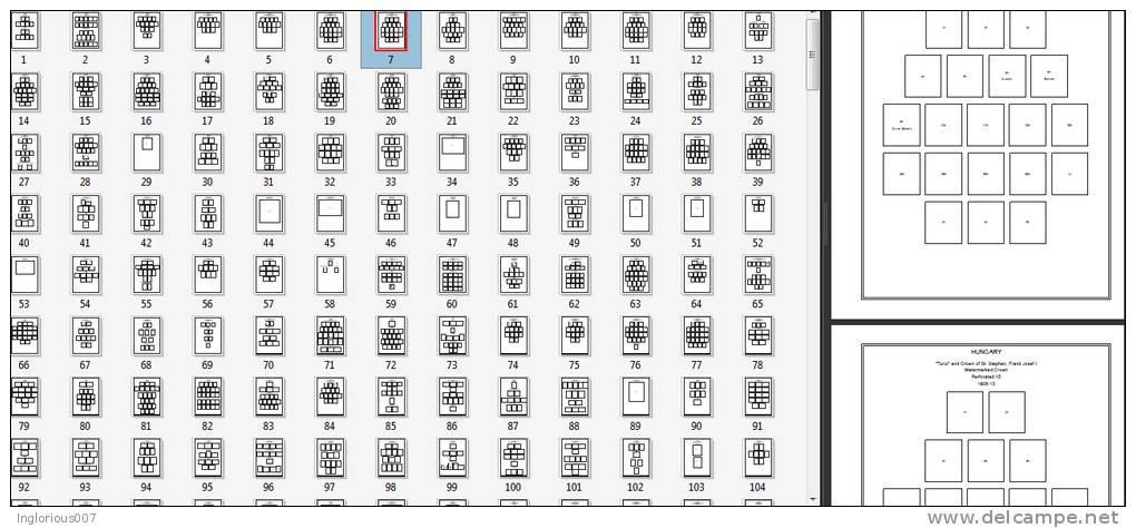 HUNGARY STAMP ALBUM PAGES 1871-2011 (741 Pages) - English