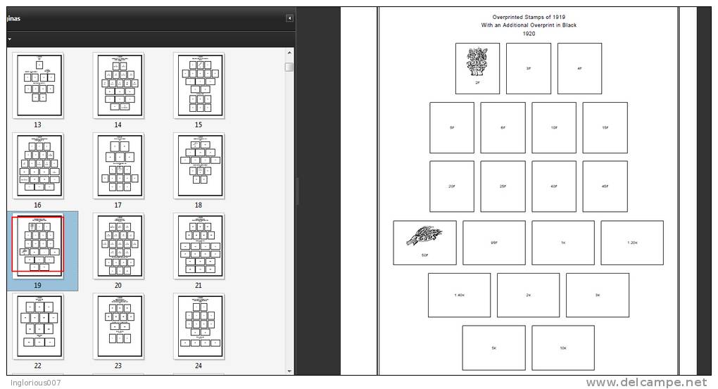 HUNGARY STAMP ALBUM PAGES 1871-2011 (741 Pages) - English