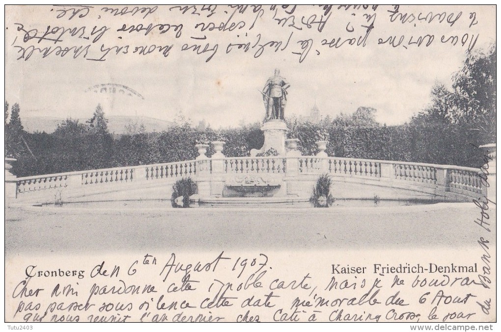 KRONBERG.................................kaiser Friedrich Denkmal - Kronberg