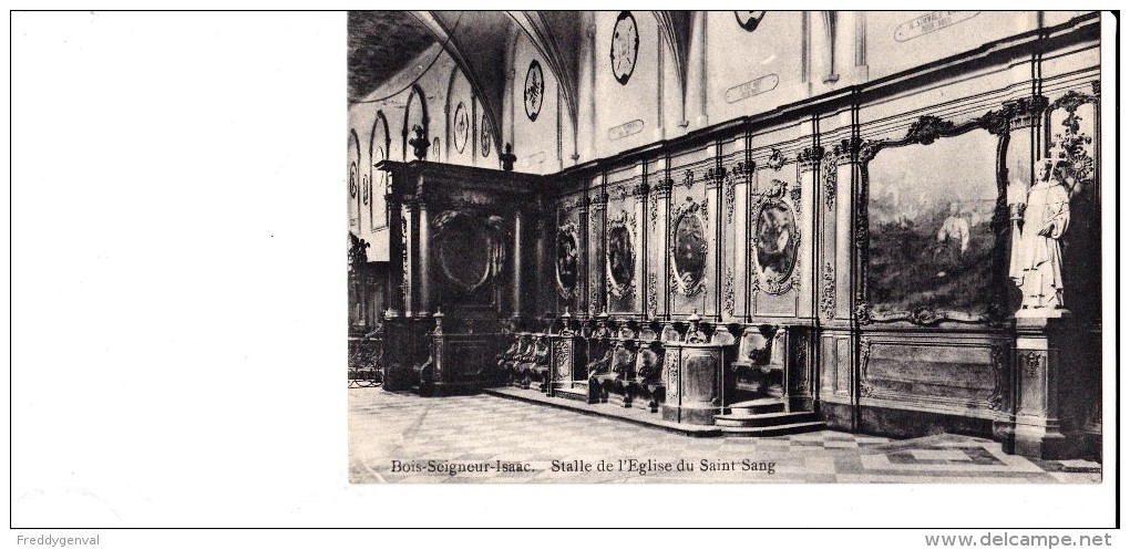 BOIS SEIGNEUR ISAAC STALLES DE L'EGLISE - Braine-l'Alleud