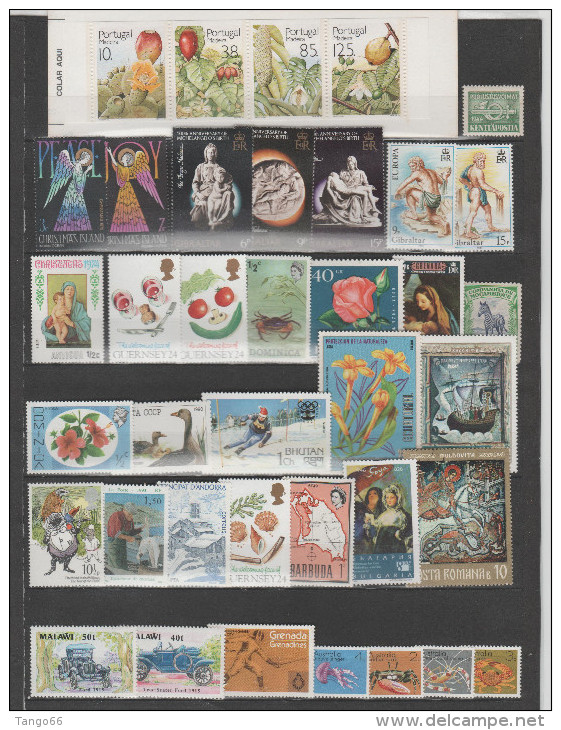 MONDE: LOT DE 80 TIMB. NEUFS  (2 SCAN) - Vrac (max 999 Timbres)