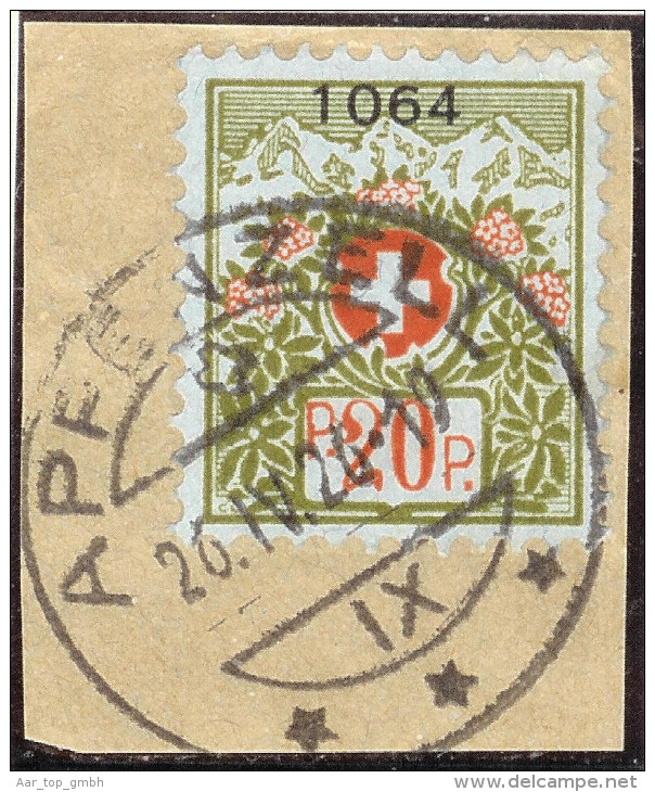 Heimat AI Appenzell 1926-04-26 Portofreiheit Gr#1064 (450M) - Vrijstelling Van Portkosten