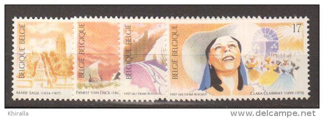 BELGIQUE     1997                      N°   2688 / 2691                        COTE    5 € 00       ( V 239 ) - Neufs