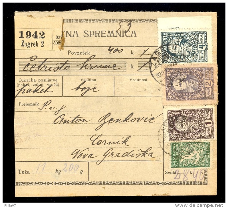 Yugoslavia - Slovenia - Package Card For Packages, Chain Breakers (verigari) - Altri & Non Classificati