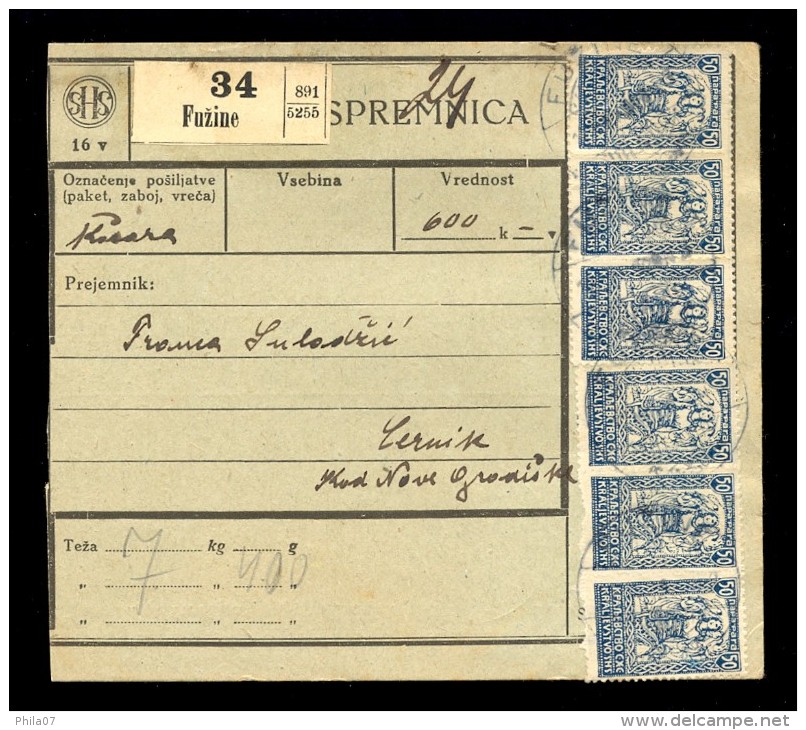 Yugoslavia - Slovenia - Package Card For Packages, Chain Breakers (verigari) - Otros & Sin Clasificación