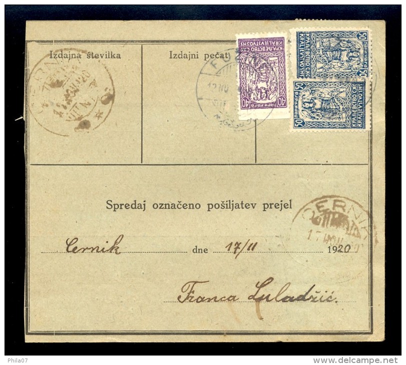 Yugoslavia - Slovenia - Package Card For Packages, Chain Breakers (verigari) - Other & Unclassified