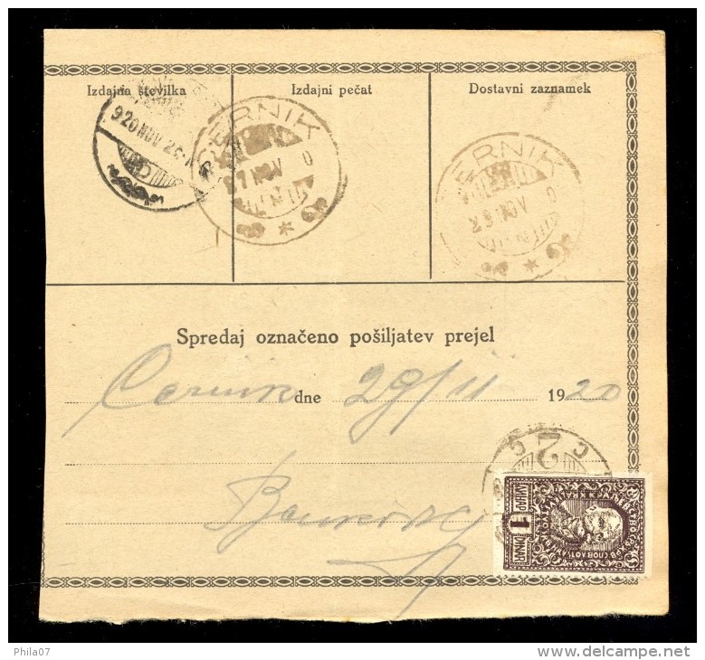 Yugoslavia - Slovenia - Package Card For Packages, Chain Breakers (verigari) - Other & Unclassified