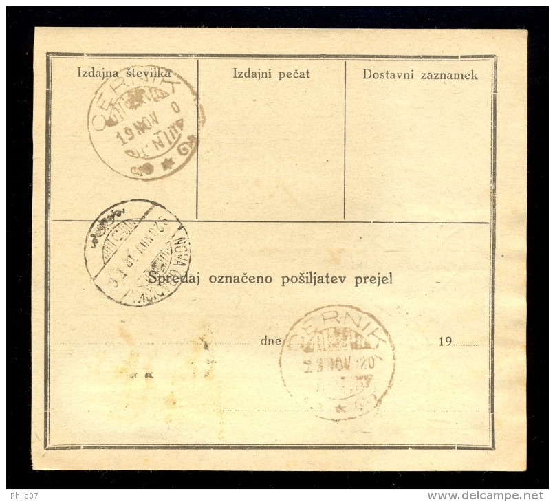 Yugoslavia - Slovenia - Package Card For Packages, Chain Breakers (verigari) - Other & Unclassified