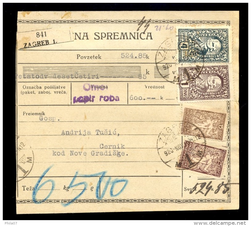 Yugoslavia - Slovenia - Package Card For Packages, Chain Breakers (verigari) - Otros & Sin Clasificación