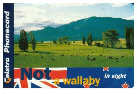 AUSTRALIA $5  LANDSCAPE NEW ZEALAND AUCKLAND 1997 FAIR MINT CHIP 1500 ONLY !!!CODE 97/14P PHONECARD CLUB ISSUE READ NOTE - Australien