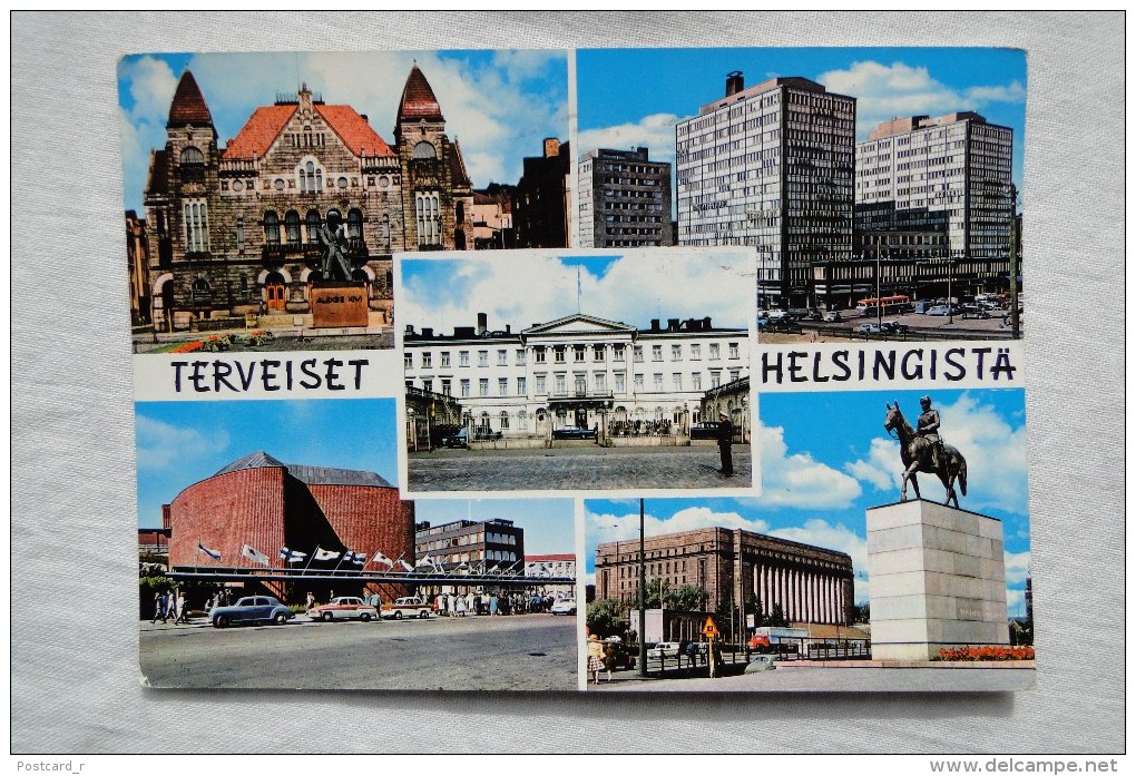 Finland Helsinki Multi Views Stamps 1964   A 55 - Finlande