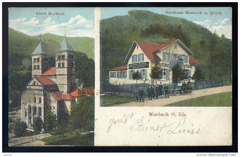 Cpa Du 68  Murbach O. Els. -- Abtei Murbach -- Gasthaus Murbach A. Hürth    OCT36 - Murbach