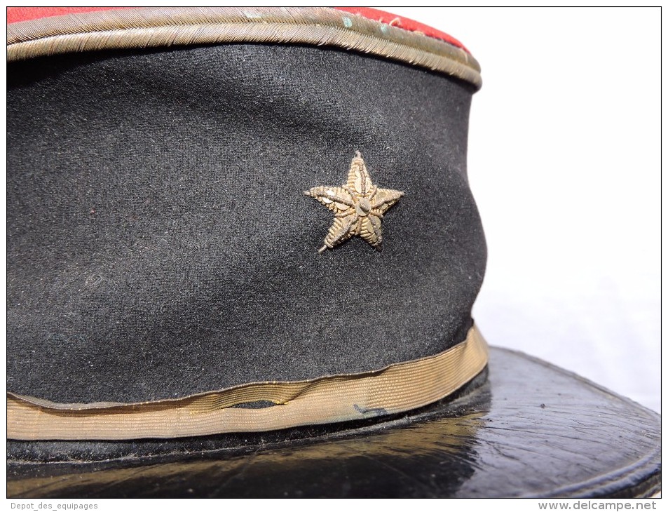 RARE KEPI POLO 14-18 OFFICIER ADMINISTRATION à Voir ....... - Casques & Coiffures