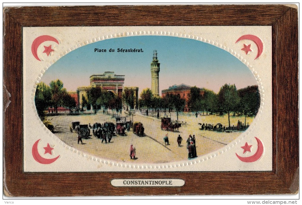 Carte Postale Ancienne De : CONSTANTINOPE-Place De Séraskérat - Turquie