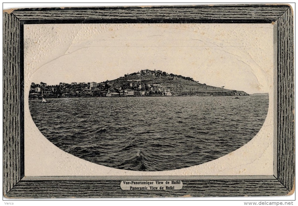 Carte Postale Ancienne De : CONSTANTINOPE-Vue Panoramique De Halki - Turquia