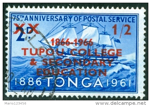 TONGA, COMMEMORATIVO, 1966, FRANCOBOLLO USATO, Scott 149 - Tonga (...-1970)