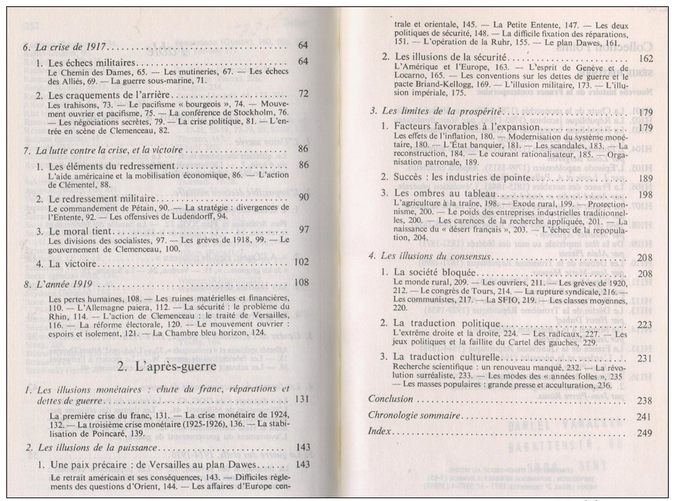 Philippe Bernard, La Fin D’un Monde (1914-1929) - Guerre 1914-18